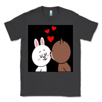 Smoke brown bear cony bunny rabbit the kiss Classic Tee - tuanDangUi