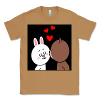 Toasted Coconut brown bear cony bunny rabbit the kiss Classic Tee - tuanDangUi