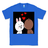 True Royal brown bear cony bunny rabbit the kiss Classic Tee - tuanDangUi