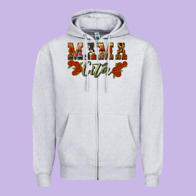 Mama Cita Zipper Hoodie Designed By Bundleandbundleshop
