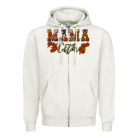Oatmeal Heather mama cita Zipper Hoodie - BundleAndBundleShop