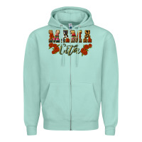 Seafoam mama cita Zipper Hoodie - BundleAndBundleShop
