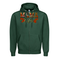 Sports Green mama cita Zipper Hoodie - BundleAndBundleShop