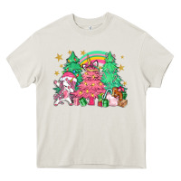Unicorn Christmas Trees Heavy Core Tee | Teevron