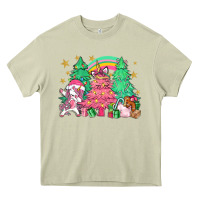 Mossy Unicorn Christmas trees Heavy Core Tee - NancyCooperArtShop