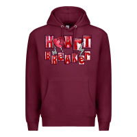 Burgundy heartbreaker Premium Hoodie - FaDigitalArtStudio