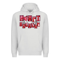 Dove Grey heartbreaker Premium Hoodie - FaDigitalArtStudio