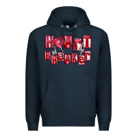 Navy heartbreaker Premium Hoodie - FaDigitalArtStudio