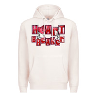 Pale Pink heartbreaker Premium Hoodie - FaDigitalArtStudio