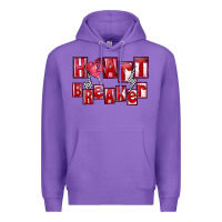 Purple heartbreaker Premium Hoodie - FaDigitalArtStudio