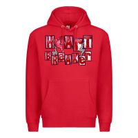Red heartbreaker Premium Hoodie - FaDigitalArtStudio