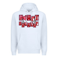 White heartbreaker Premium Hoodie - FaDigitalArtStudio
