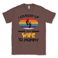 Chestnut I Leveled Up From Wife To Mommy Classic Tee - Bettercallsaul