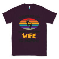 Plum I Leveled Up From Wife To Mommy Classic Tee - Bettercallsaul