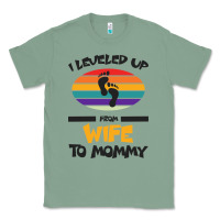 Sage I Leveled Up From Wife To Mommy Classic Tee - Bettercallsaul