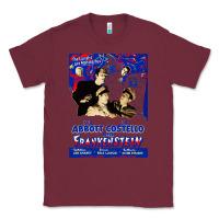 Burgundy abbott and costello meet frankenstein (1948)   artwork Classic Tee - tuanDangUi