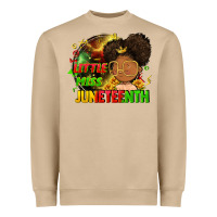 Mushroom Little miss Juneteenth Heavyweight Sweatshirt - FaDigitalArtStudio