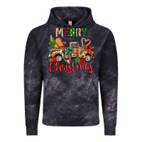 Cloud Black merry christmas gingerbread truck Vintage Hoodie - texasbilliewilder