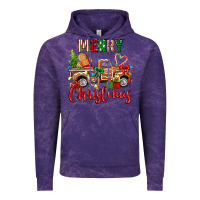 Cloud Purple merry christmas gingerbread truck Vintage Hoodie - texasbilliewilder