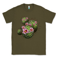 Army Green arizona fishhook cacti Classic Tee - LillyAllenDesigns