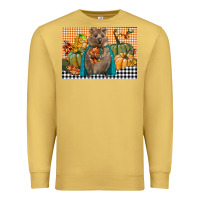 Antique Gold Fall Quokka Premium Sweatshirt - LillyAllenDesigns