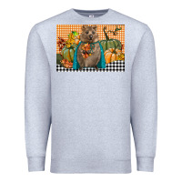 Heather Grey Fall Quokka Premium Sweatshirt - LillyAllenDesigns