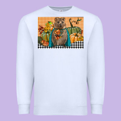 Fall Quokka Premium Sweatshirt Designed By Lillyallendesigns