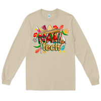 Mushroom cinco de mayo nail tech Long Sleeve Tee - CowGirlArtShop