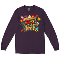 Plum cinco de mayo nail tech Long Sleeve Tee - CowGirlArtShop