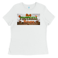 White football therapy license plate Ladies Tee - BundleAndBundleShop