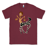 Burgundy zebra in america doodle Classic Tee - tuanDangUi