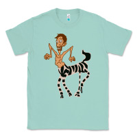 Seafoam zebra in america doodle Classic Tee - tuanDangUi