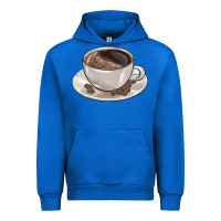 Cobalt coffee  americano Urban Hoodie - BarkalooDesign