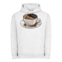 Pigment Lunar Rock coffee  americano Urban Hoodie - BarkalooDesign