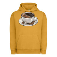 Pigment Peanut Butter coffee  americano Urban Hoodie - BarkalooDesign