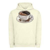 Pigment Pistachio coffee  americano Urban Hoodie - BarkalooDesign