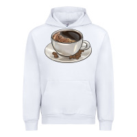 White coffee  americano Urban Hoodie - BarkalooDesign
