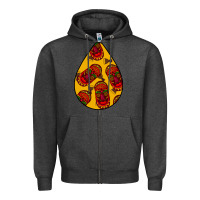 Charcoal Heather african masks teardrop  5 Zipper Hoodie - BundleAndBundleShop