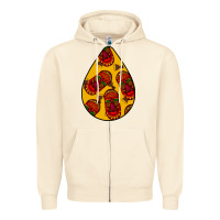 Sandshell african masks teardrop  5 Zipper Hoodie - BundleAndBundleShop