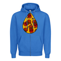 True Royal african masks teardrop  5 Zipper Hoodie - BundleAndBundleShop