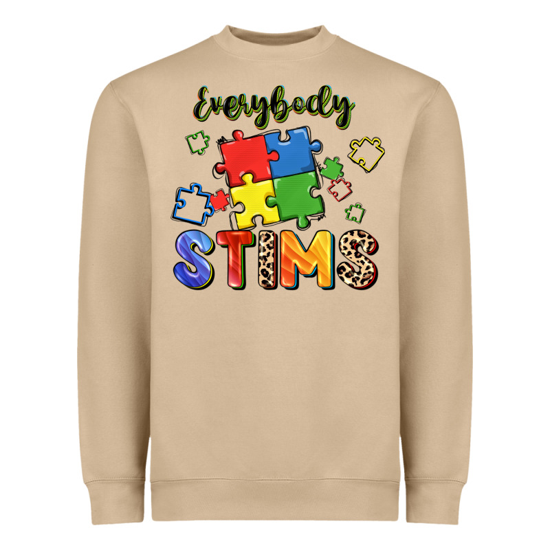 Everybody Stims Heavyweight Sweatshirt by FaDigitalArtStudio | Teevron
