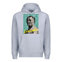 Heather Grey patrice lumumba Premium Hoodie - tuanDangUi