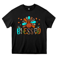 Black blessed turkey Heavy Core Tee - JahusDesignShop