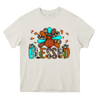 Cream blessed turkey Heavy Core Tee - JahusDesignShop
