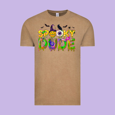 Spooky Dude Vintage Tee Designed By Nancycooperartshop