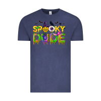 Vintage Denim spooky dude Vintage Tee - NancyCooperArtShop