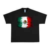 Black Mexican flag Urban Heavy Tee - NancyCooperArtShop