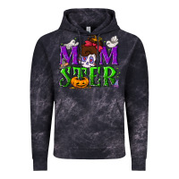 Cloud Black Momster Halloween Vintage Hoodie - NancyCooperArtShop