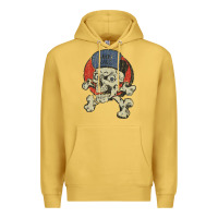 Antique Gold skate rags skull & crossbones Premium Hoodie - tuanDangUi