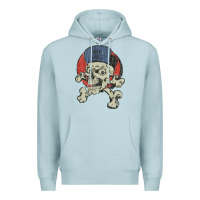 Blue Mist skate rags skull & crossbones Premium Hoodie - tuanDangUi